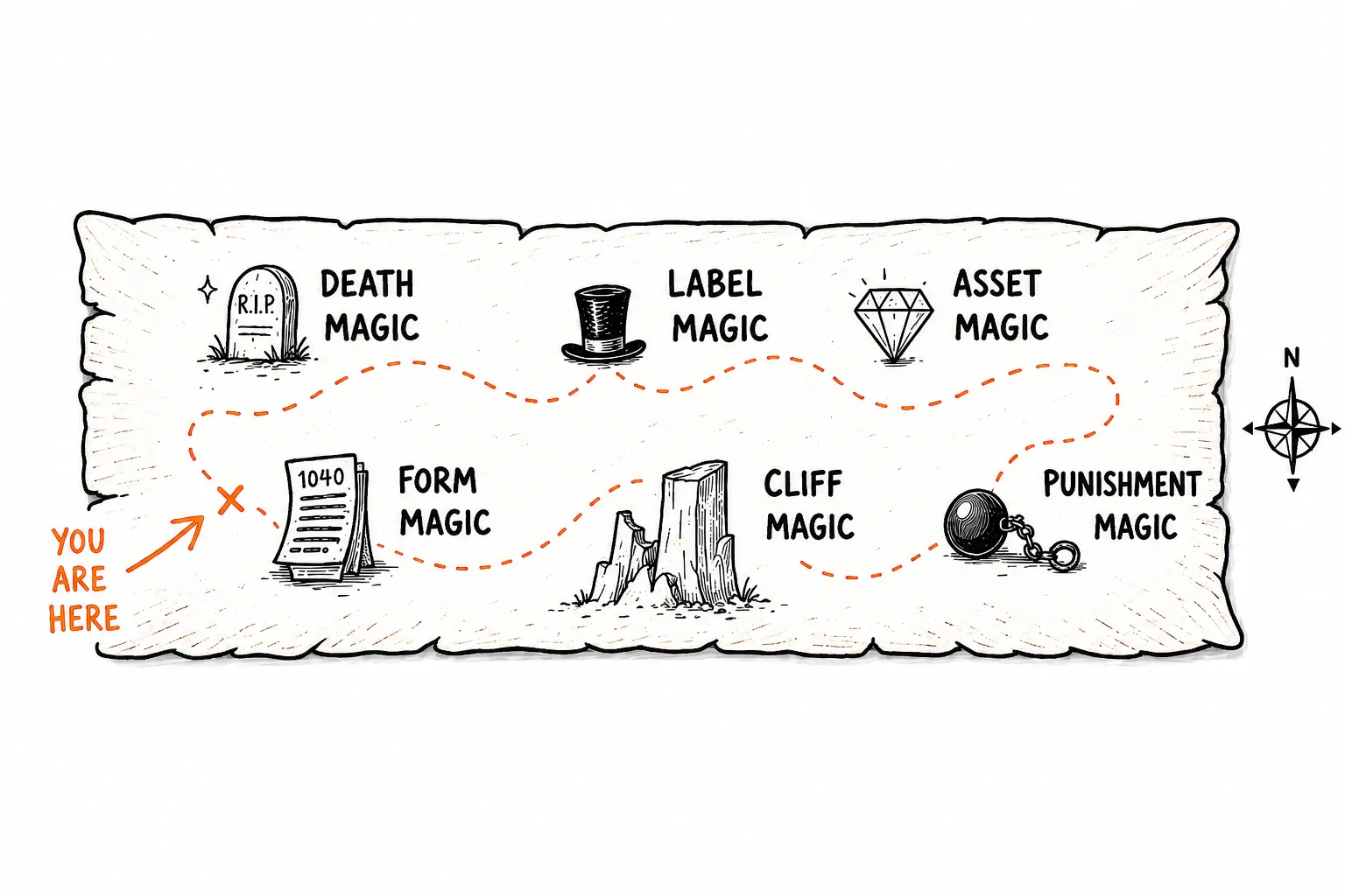 A map of tax-code magic categories.